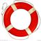 Anello di vita di nylon della barca di Grabline, anelli arancio del tiro di sicurezza della barca di colore
