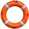 Anello della barca della salvavita ad alta densità, boa della piscina di colore arancione / rosso